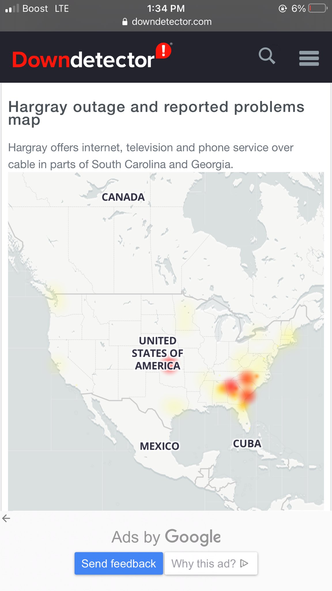 Hargray Internet Outage Map Fing Internet Alert On Twitter: "🆙 Considerable Internet #Outage Ended: # Hargray In #Southcarolina Since 11:35 Am Resolved After 25 Min. 🇺🇸 Get  Notifications With Fing Desktop 👉 Https://T.co/Dwsfirxa1L #Hargray  #Hargraydown Https://T.co/Vrlbv4Sgob" /