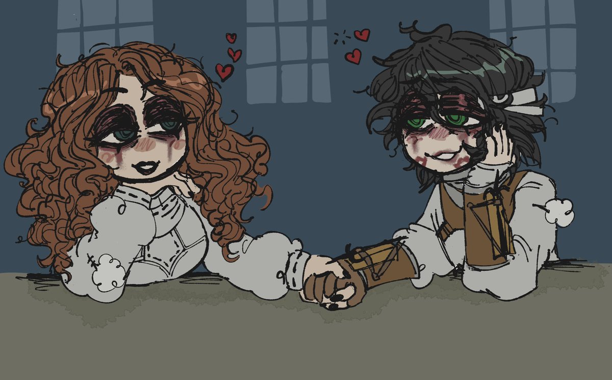 LovecoreTracy's tweet photo. They give them a hand holding standby Netease #EdaEmil #IdentityV https://t.co/WD645kuo2u