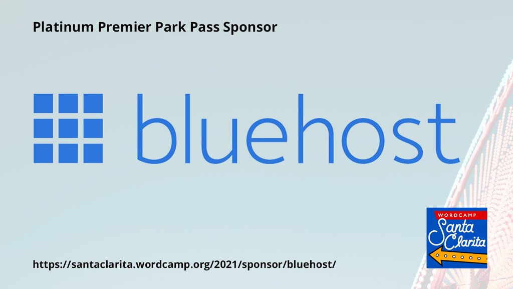 WordCampSCV's tweet image. THANKS AGAIN &amp;amp; SEE YOU NEXT YEAR: A final thank you to @bluehost for making last weekend&apos;s WordCamp Santa Clarita 2021 a rousing success.  #WCSCV @WordPressSCV