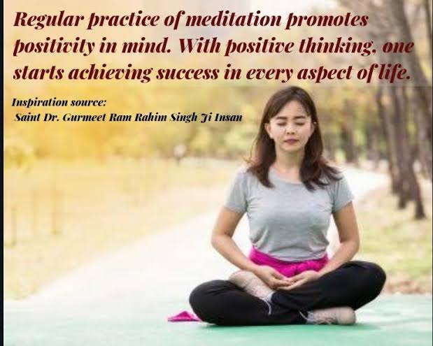 Concentration is about commitment and dedication to something. Keep focus on goals whether you face distractions from outside sources.Saint @gurmeetramrahim Ji motivates people to do Meditation regularly and have a proper daily routine to work towards your goal.
#MondayMotivation