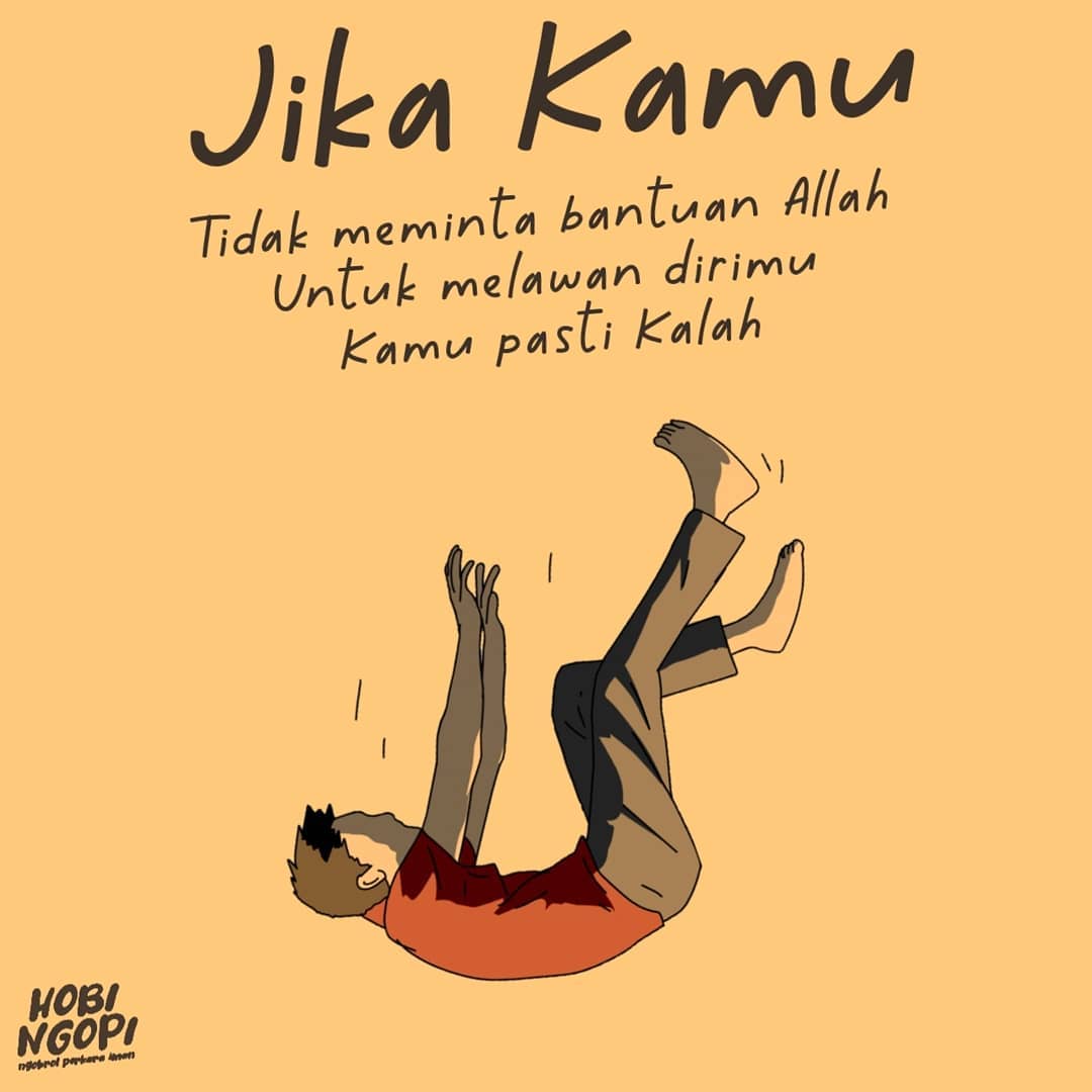 banyaklukanyaa's tweet photo. Karena musuh terbesar kita adalah diri kita sendiri. https://t.co/zNvvF0UIr7
