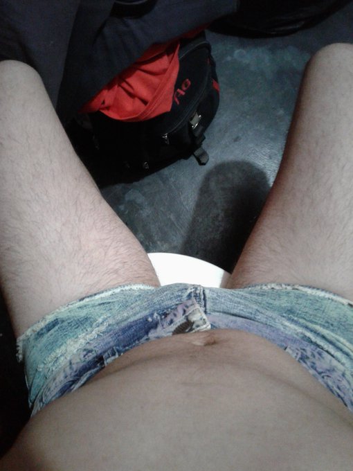 1 pic. Amo el #travestismo Amé ese #minishort de #jean I love the #crossdressing I loved that #denim
