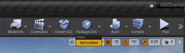HighlySpammable's tweet photo. Looking to add Mod support? @UnrealEngine has a great free system for adding Mods/UGC to your project. It creates a cool little drop down to give people that spins up a plugin and compartmentalizes and packages the changes into easy, distributable changes. #UETips https://t.co/DHSIT7EXAS
