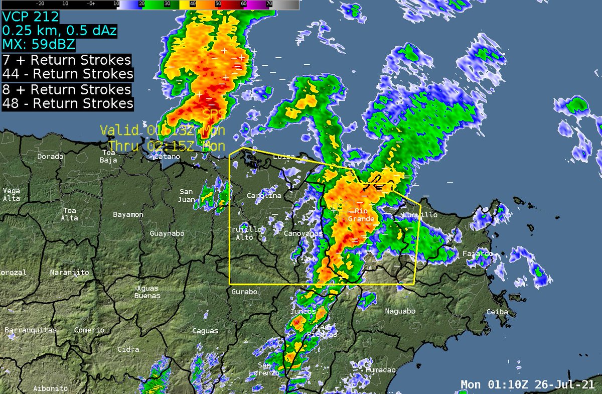 NWS San Juan (@nwssanjuan) on Twitter photo Special Weather Statement: Strong T-storms affecting the NORTHESTERN PR. | Comunicado Especial sobre las Condiciones del Tiempo: Tronadas fuertes afectando SECTORES DEL NORESTE de PR. Until | Hasta… 10:15 PM AST JUL 25. #prwx #usviwx Special Weather Statement: Strong T-storms affecting the NORTHESTERN PR. | Comunicado Especial sobre las Condiciones del Tiempo: Tronadas fuertes afectando SECTORES DEL NORESTE de PR. Until | Hasta… 10:15 PM AST JUL 25. #prwx #usviwx