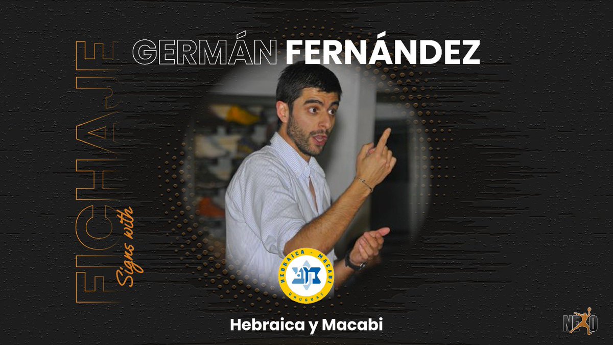 ✒️📄 𝐆𝐄𝐑𝐌Á𝐍 𝐅𝐄𝐑𝐍𝐀𝐍𝐃𝐄𝐙 firma con / signs with <a href="/Hebraica_Macabi/">Hebraica y Macabi - Oficial</a> (<a href="/LUB_Uy/">Liga Uruguaya de Básquetbol</a> 🇺🇾)

• 2019-2021: <a href="/ClubTrouvilleUY/">Club Trouville</a> 🇺🇾
*Finalistas LUB 19/20 | 19/20 LUB Finalists
 
🖌 <a href="/LevelMediaUy/">Level Sports Media</a> 

#MakingWorldSmaller