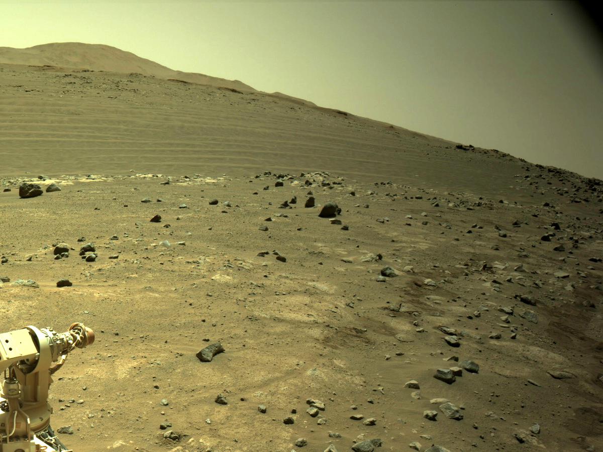 MarsMissionImgs's tweet photo. #PerseveranceRover image taken on #Sol137 at 1:22:22.337 PM with #Navcam #Mars #NASA #Space https://t.co/Svlz9I9RJ3