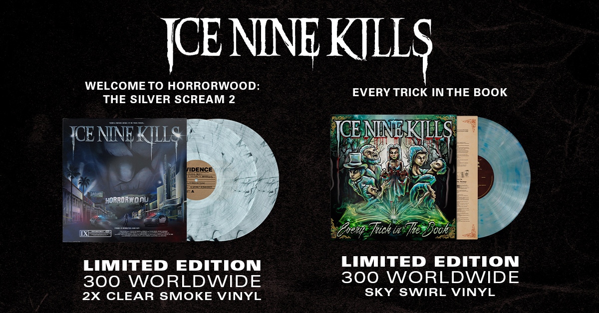 The Hard Times on Twitter: "New in the Vinyl Shop: Two offerings from Ice Nine Kills. "Welcome to Horrowood: The Scream 2" clear smoke and Trick in the