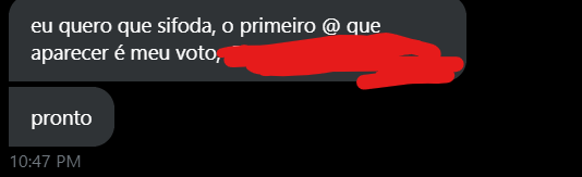 BBBdanbatt's tweet photo. Meteu essa? https://t.co/C8jYpgwRV8