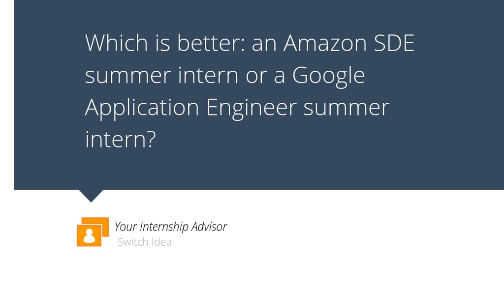 Switch_Idea's tweet photo. Amazon is a brand that can do wonders for your resume as much as Google. Picking one of them isn't as easy as it might seem.

Read more 👉 https://t.co/ubb1ulnYsQ

#Internship #Amazon #Google https://t.co/iF7ufkRY4F