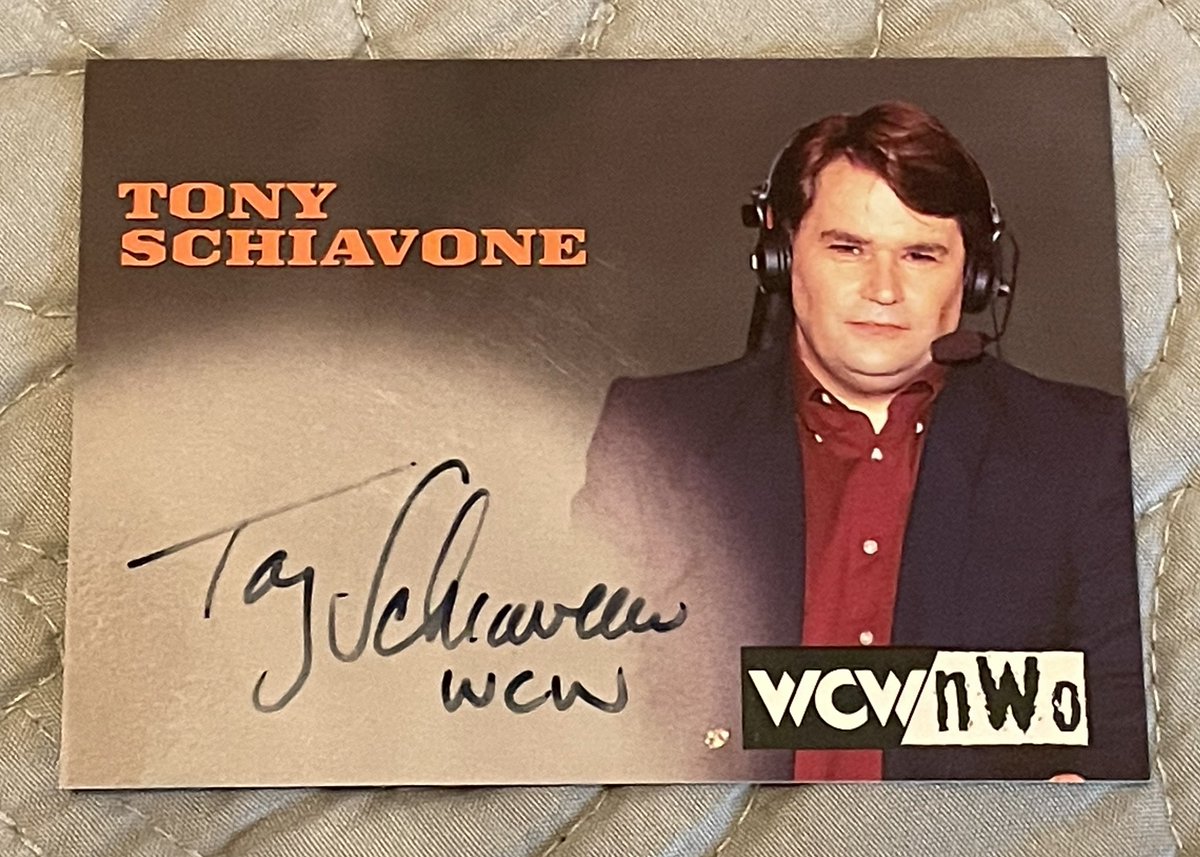 Axel_Foley13's tweet photo. Big thank you to @JMelz1323 for contributing to the cause!! Super fast shipping on this @tonyschiavone24! #WCW #Biggestnight #historyofoursport #Stiiiiing #AEW #wrestlingcards #thehobby https://t.co/bySYPiFbtA