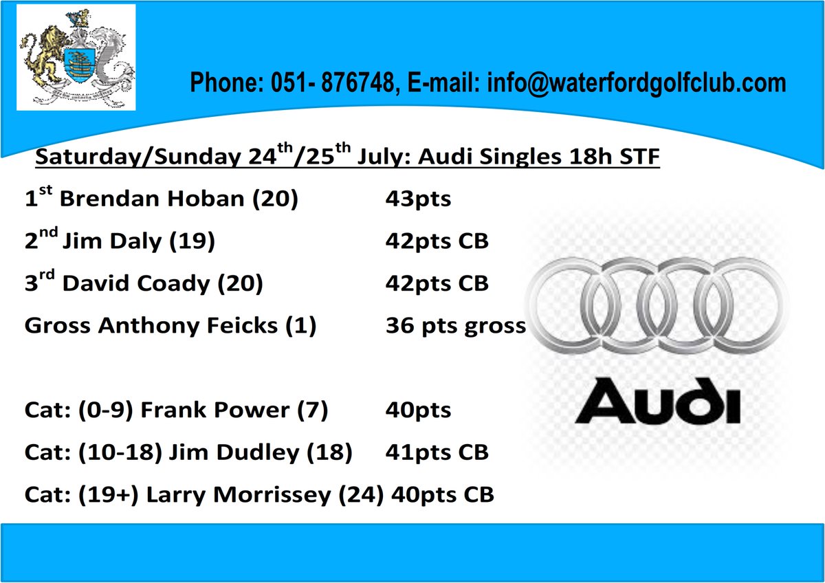Waterford Golf Club tweet media