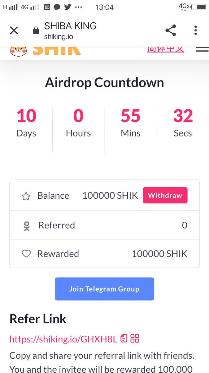 wahid84's tweet photo. Claim 100000 token SHIK Free
#CTBot Adrop Ram 0.1 TRX 35
https://t.co/ihq7LdUJTF https://t.co/WMbaliJbcQ