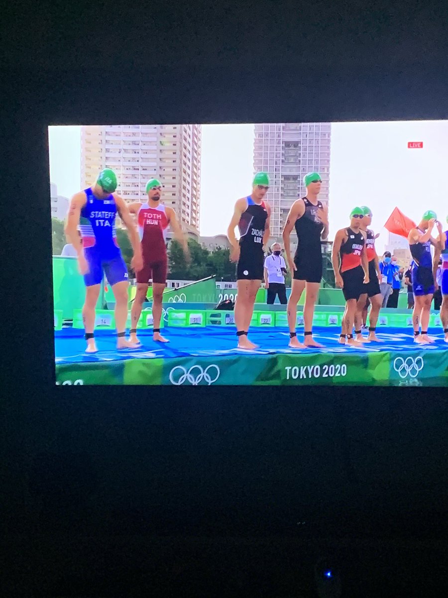 11_paride's tweet photo. In bocca al lupo ai nostri atleti #Pozzati e #Stateff per questa finale di gara di #Triathlon
#OlympicGames #Tokyo2020
#ItaliaTeam https://t.co/UKgj5zSkxl
