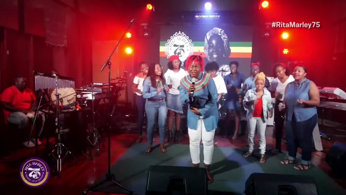 Jamaica Youth Choir.  #RitaMarley75 #LIVENOW