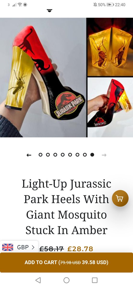 theweejoke's tweet photo. So...these are an actual thing
They were so preoccupied with whether or not they could, they didn't stop to think if they should
#wesparednoexpense #JurassicPark #Shoes https://t.co/fWhHjx8Jx0