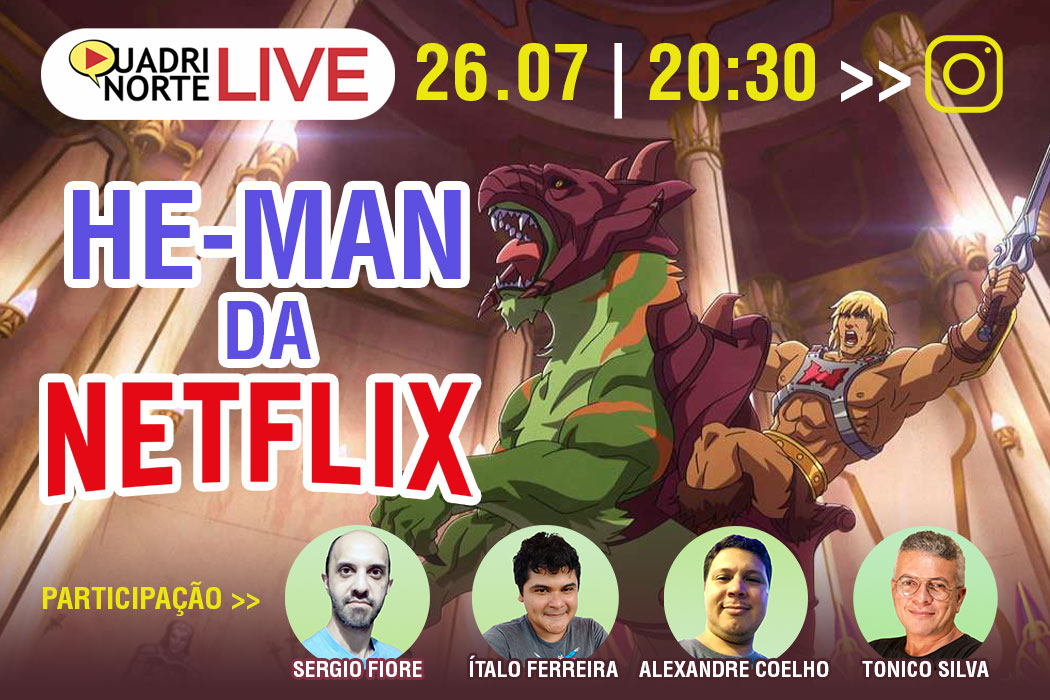 quadrinorte's tweet photo. Nesta segunda teremos LIVE no nosso Instagram, dando nossa humilde opinião sobre a nova série da Netflix do He-Man. Curte lá! Estaremos sorteando prints exclusivos temáticos da série. https://t.co/vpDJQHyQLp  #live #prints #HeMan https://t.co/9bBVOXLier