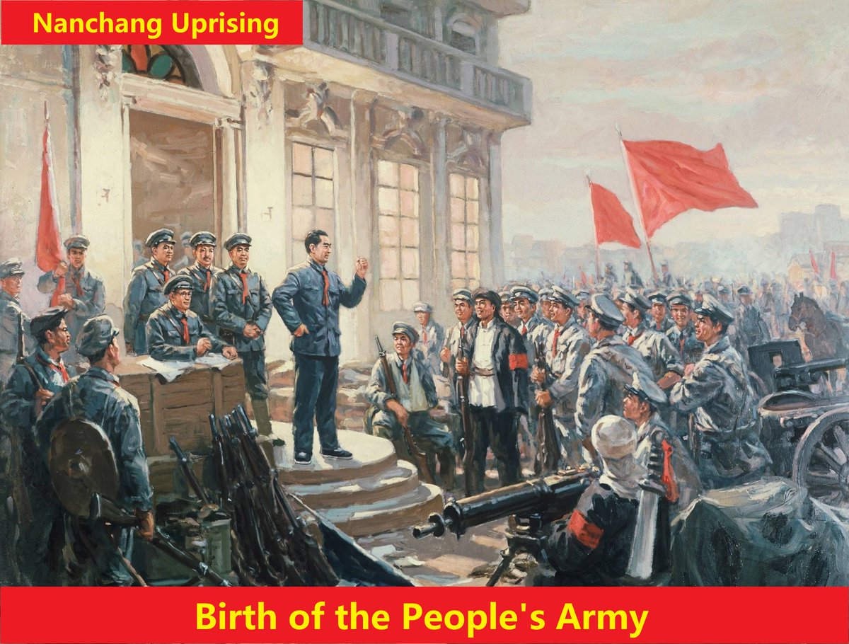ChineseEmb_FJ's tweet image. #PLA94YEARS
➡️Birth &amp;amp; Building of Chinese PLA
On August 1, 1927, Nanchang Uprising saw the birth of people's army. Led by the CPC, this army proceeded from victory to victory, won the War of Liberation and established New China. @Rfmf_Media @FijiNavy
#6DAYSCountdown