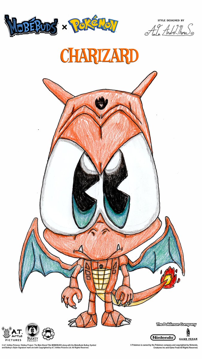 ATAndreiThomas's tweet image. #Charizard2021  #Charizard  #Pokemon #Pokemon2021 #Pokemon25 #Pokemon25Anniversary #25Anniversary  #MobebudsxPokemon #Mobebuds #ATAndreiThomas #Drawing #Speedart #Speeddrawing #Speeddrawings 

a picture of Pokemon Charizard in Mobebuds Style requested by @HaYanGamer420
