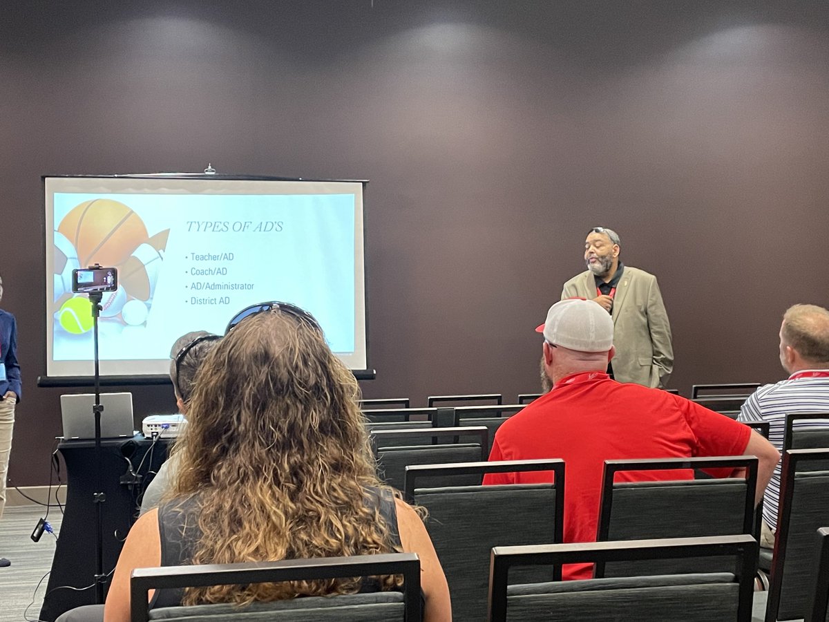 Darlington High Athletic Director <a href="/MichaelKJrJord1/">Michael K. Jordan, Jr CMAA</a> teaching the “Next Generation” of Athletic Directors!