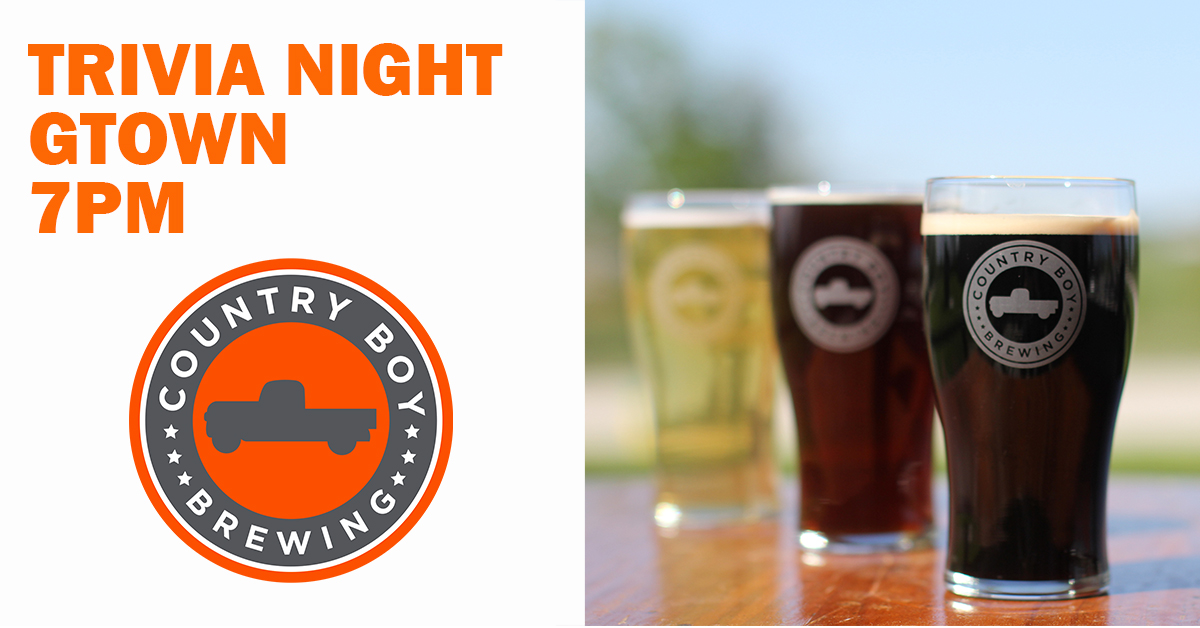 CBBGeorgetownKY's tweet image. Trivia is back in Georgetown tonight!  Join us at the taproom at 7PM for live team trivia and a refreshing pint.   #forthecountry #liveteamtrivia #coldpints