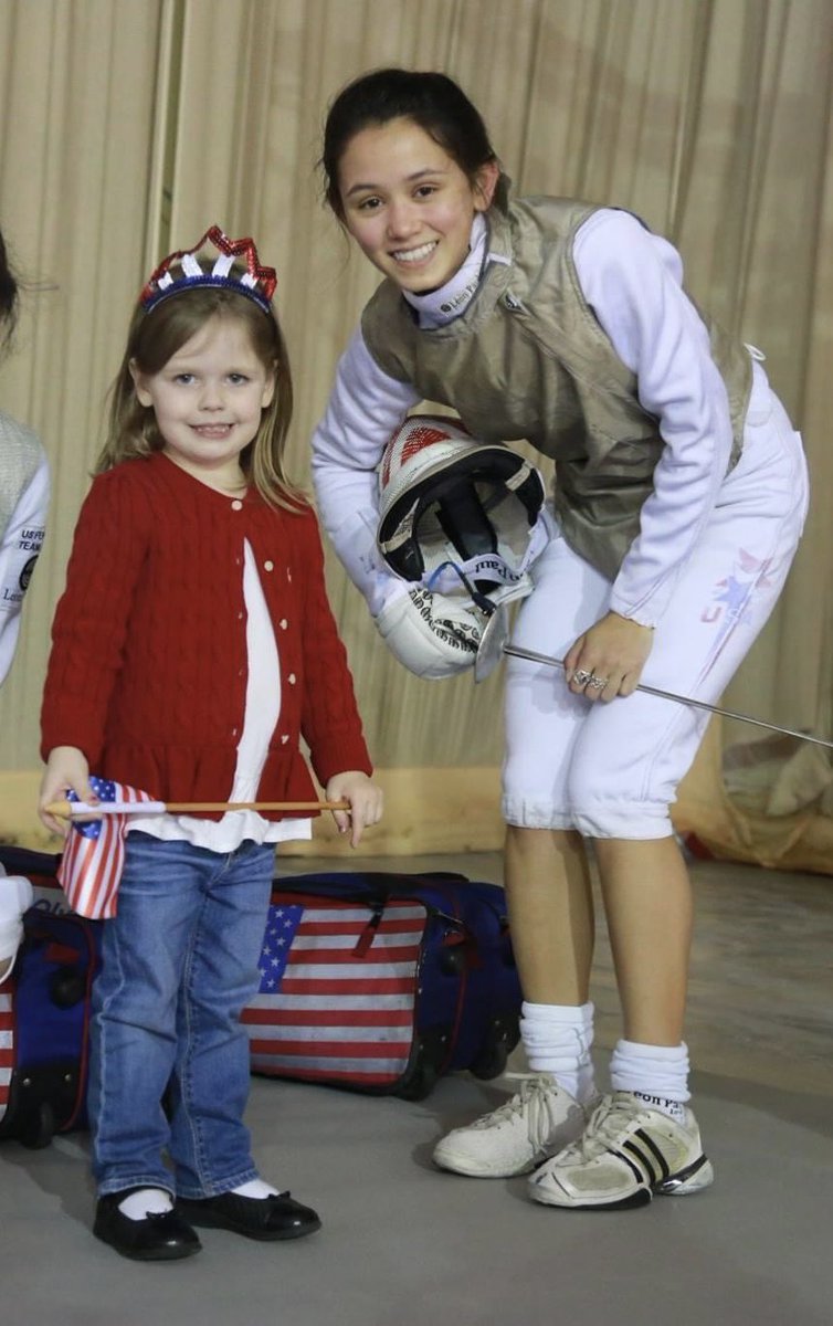 Congratulations <a href="/leetothekiefer/">Lee Kiefer</a>.  We loved watching you take gold in Algiers and now in Tokyo!  Thank you for inspiring girls to follow their dreams!  <a href="/TeamUSA/">Team USA</a>