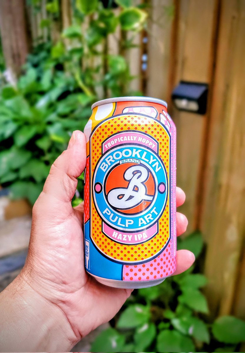 BodegaBrad's tweet photo. @BrooklynBrewery #hazyIPA #backyardpimpin #yessirrr https://t.co/B1zKA16nih