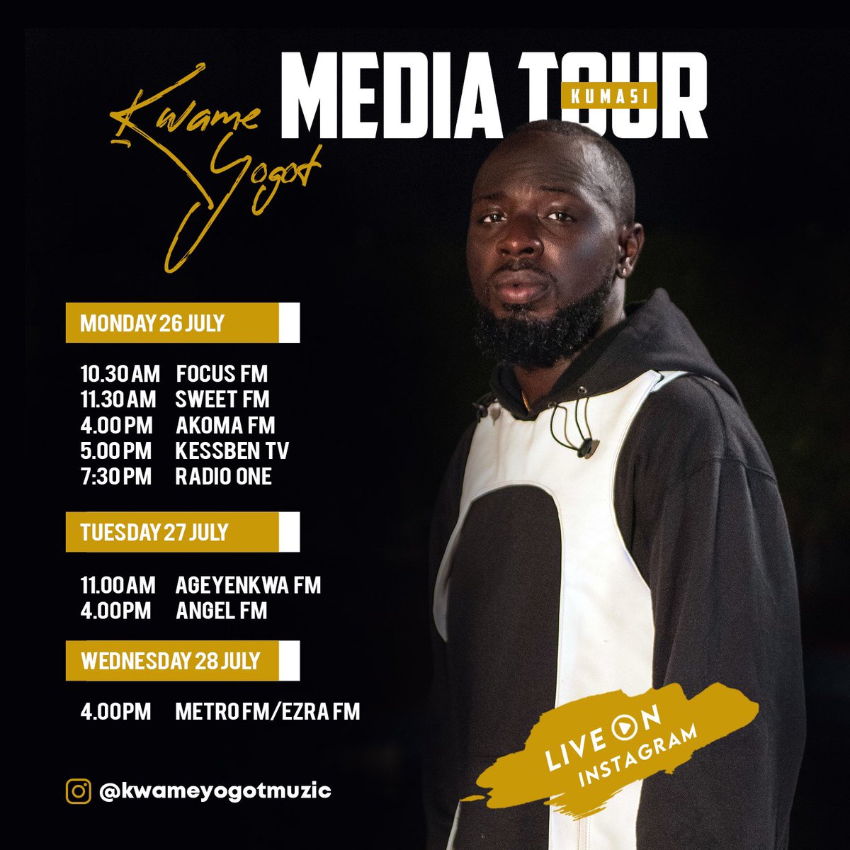 skyentertaingh's tweet photo. Kumerica Is Up Next On The Media Tour For Rap Comedian @kwameyogotmuzic.
•
#KwameYogot #Skyentertainmentgh #biibibesi #ohah https://t.co/zLjDSL8g1k