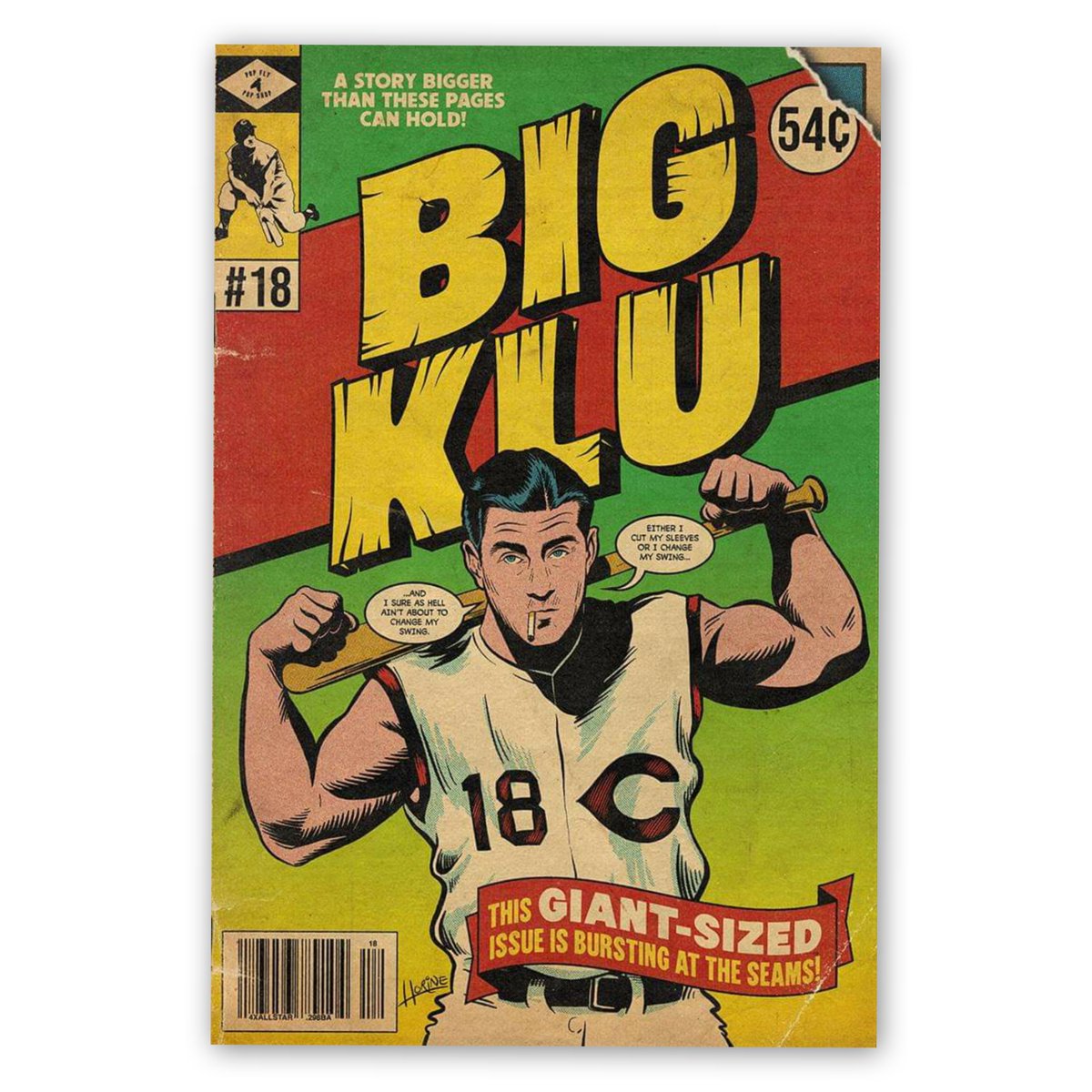 popflypopshop's tweet photo. The #POPFLYprint of the week is live NOW on https://t.co/Z0WQ6bUwW5 
#bigklu #tedkluszewski #reds #cincinnatireds #cincinnati #ohio #baseballart #baseballmemorabilia #toppsproject70 #toppsbaseball #toppsproject2020 #sportsart #bigted #ted #klu #art #artistsoninstagram #comicbooks https://t.co/YKiXOOjlqE