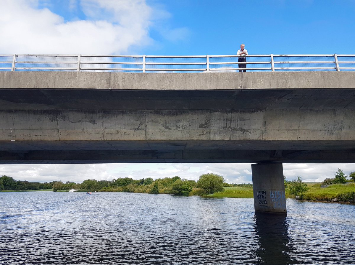 Quincentennial Bridge, Corrib River. ☀️  <a href="/CorribPrincess/">Corrib Princess</a> #Galway #WildAtlanticWay #ThisIsGalway