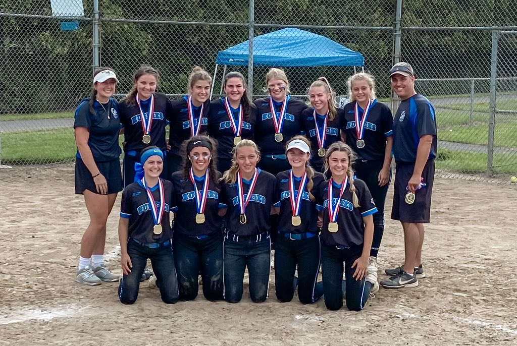 🚨 CHAMPIONSHIP SUNDAY 🚨

Congrats to our girls for taking home 1st place 🥇 in this weekend’s Nutmeg State Games in CT. This weekend we went 6-0 scoring 49 runs; winning the semi-finals &amp; championship in convincing fashion with a 13-0 &amp; 12-0 mercy. HUGE team weekend 😈