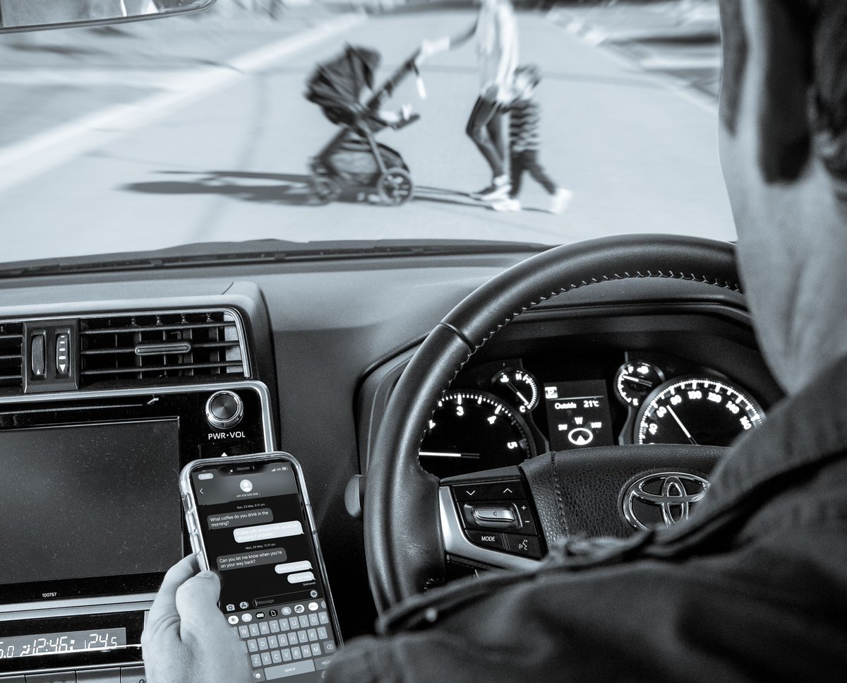 ReneeDSmith's tweet photo. New mobile phone laws and cameras are launched in Queensland today. The fine for illegally using a mobile phone will be $1,033 and four demerit points. There will be a three-month grace period before penalties are enforced from 1 Nov. @RACQOfficial https://t.co/D1z3YNV19I