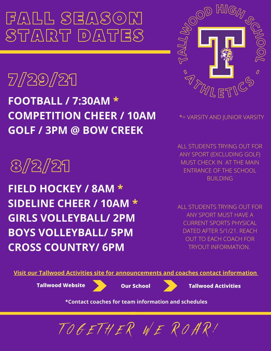 Pumped for the fall season. We will see you in a few days!