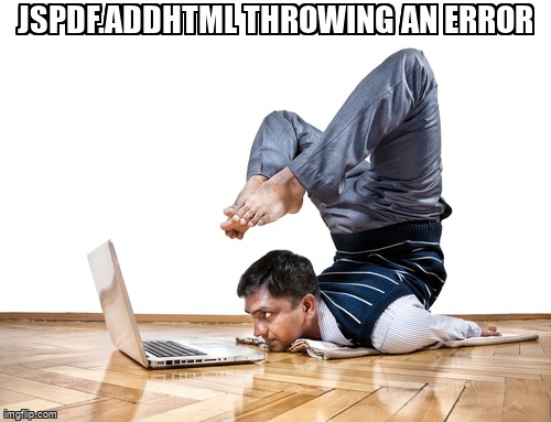 overflow_meme's tweet image. jspdf.addHTML throwing an error stackoverflow.com/questions/4833… #html2canvas #angular #javascript #jspdf