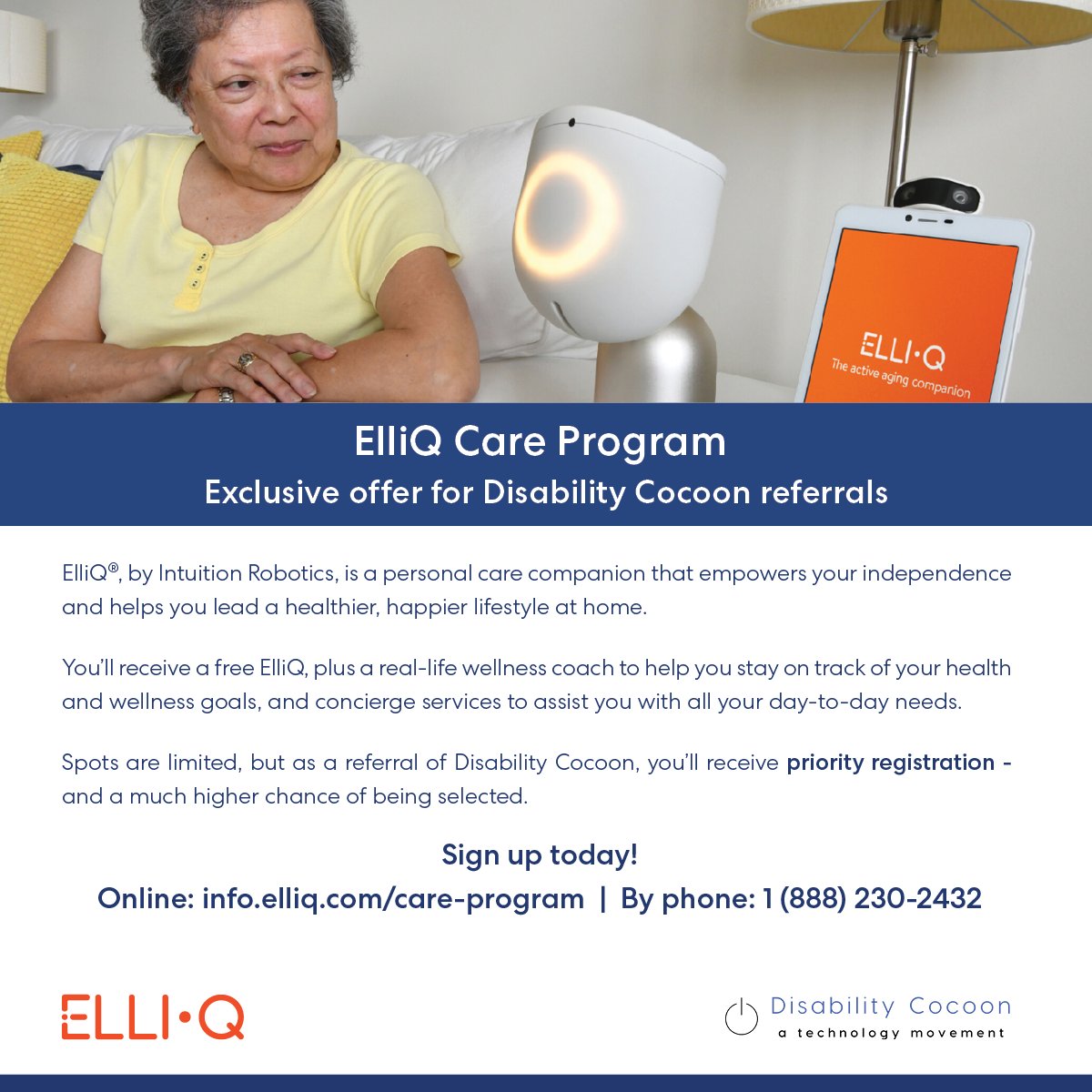 ElliQ Offering Free Interactive "Robotic" Companion - mailchi.mp/02c7e90da563/o…