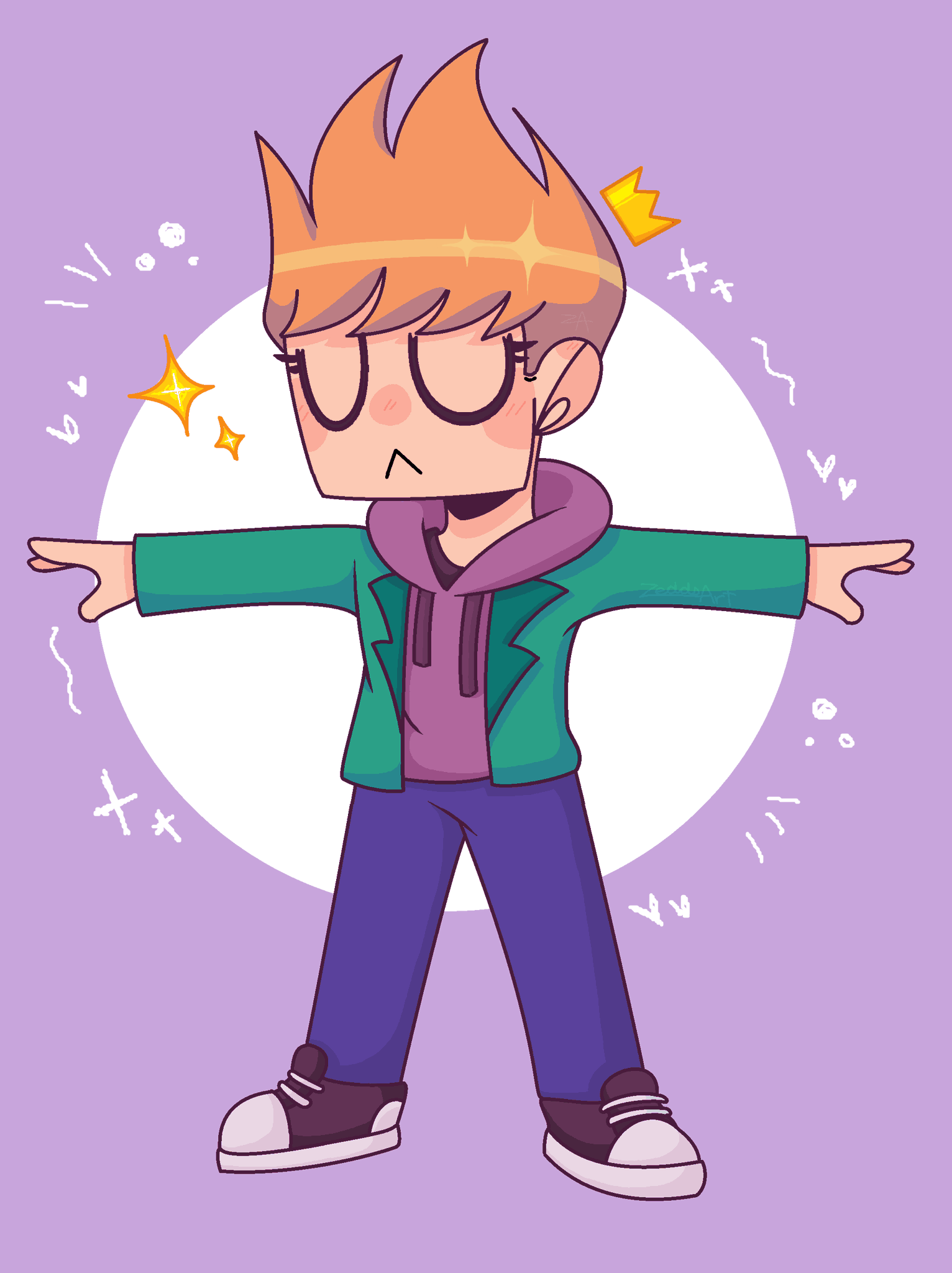 X 上的 ZeddsArt：「MY BOY MATT!! :D T-pose on all em