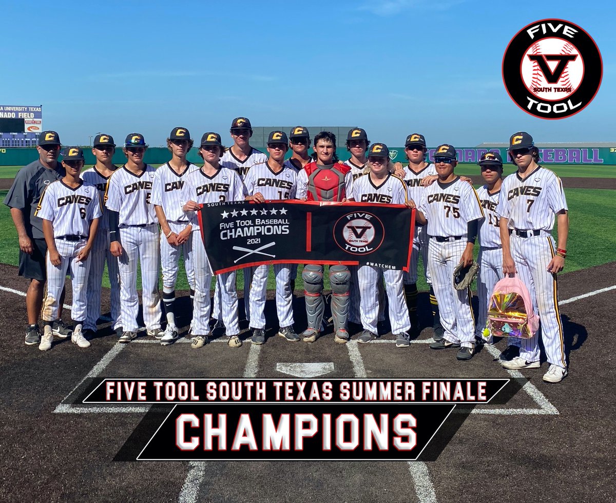 🏆CHAMPIONS🏆

Congrats to <a href="/TheCanesSW/">Canes Southwest</a> NTX Senato on winning the 17U Championship at the <a href="/FiveTool/">Five Tool Baseball</a> South Texas Summer Finale!

#WatchEm