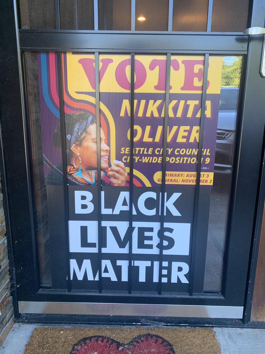 Another great day of canvassing  with <a href="/Nikkita4Nine/">Nikkita4Nine</a> ! Check out this dope yard signs 😍 make sure to fill out your ballot and get it post marked by August 3 for the primary! DM me if you need help location your ballot or filling it out! #nikkita4nine