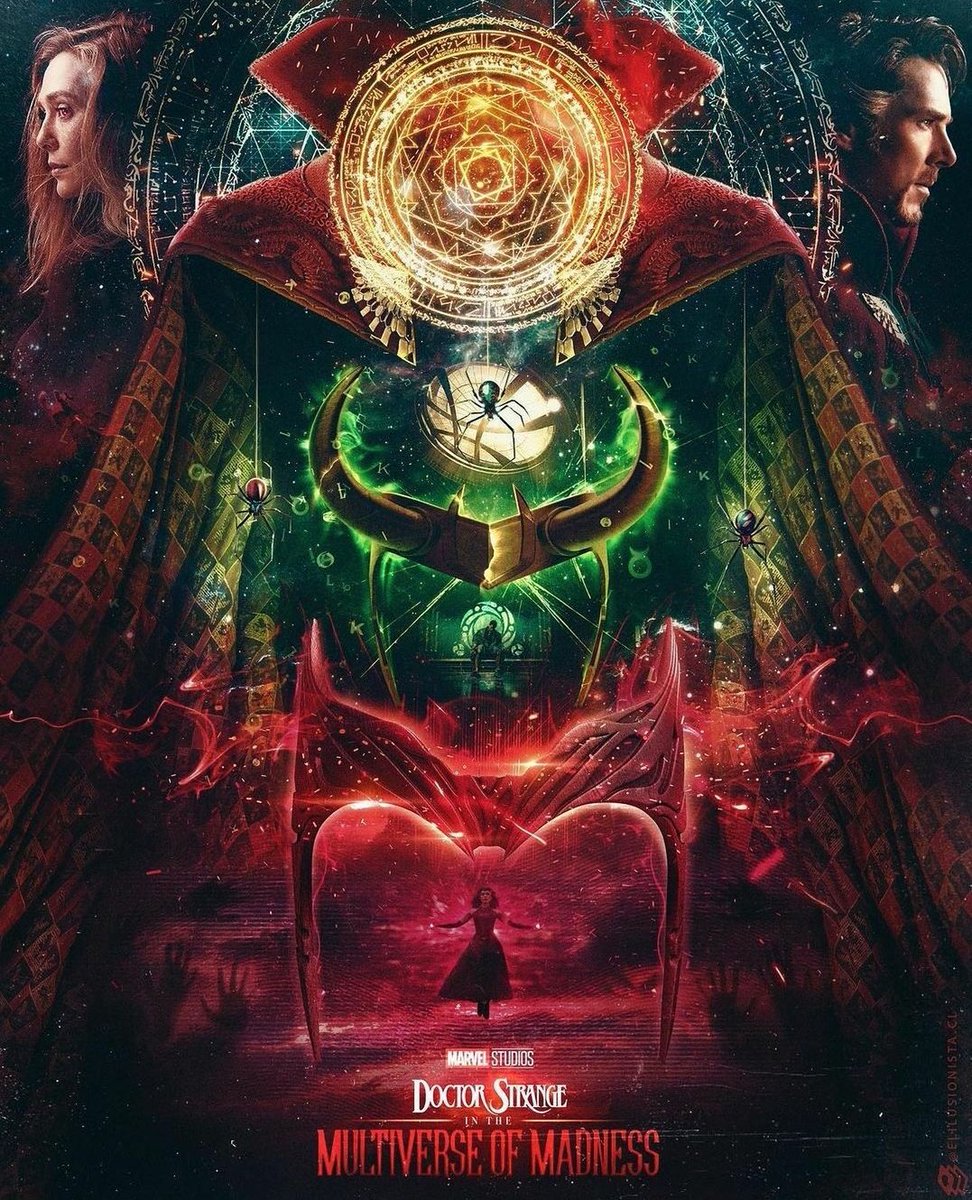 This has got to be the coolest Doctor Strange in the Multiverse of Madness fan poster I've seen so far