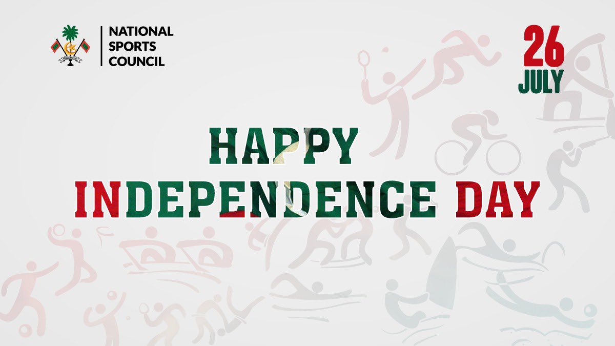 Wishing all Maldivians a very happy Independence Day