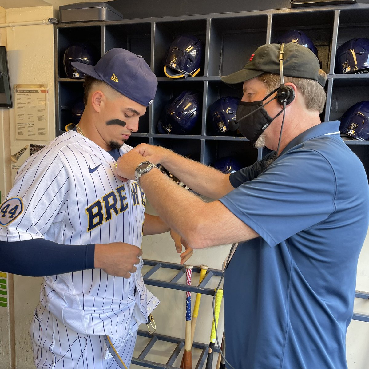 Mike Vassallo on X: Must-see TV! Willy Adames is mic'd up tonight