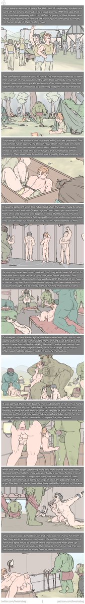im_liab's tweet photo. Soldiers &amp; Orcs, Page 1
#comic #nsfw #bara https://t.co/1XVhH3gYzi