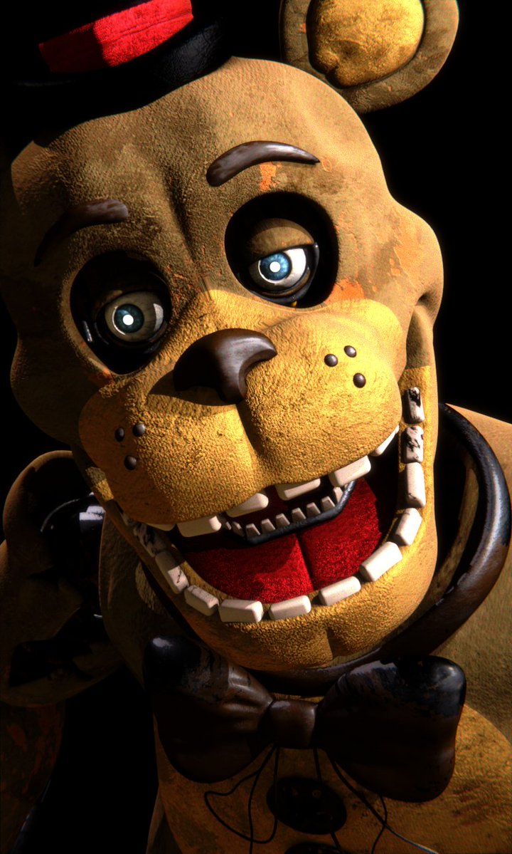 my stylized withered feddy model is done!-----#fnaf #FiveNightsAtFreddys #f...