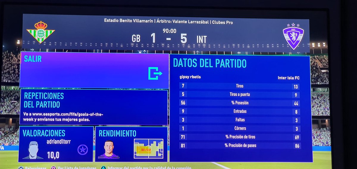 SpainEstrella's tweet photo. Inter le gana a Gipsi Betis 1-5😁 https://t.co/tuMVrBM4QM