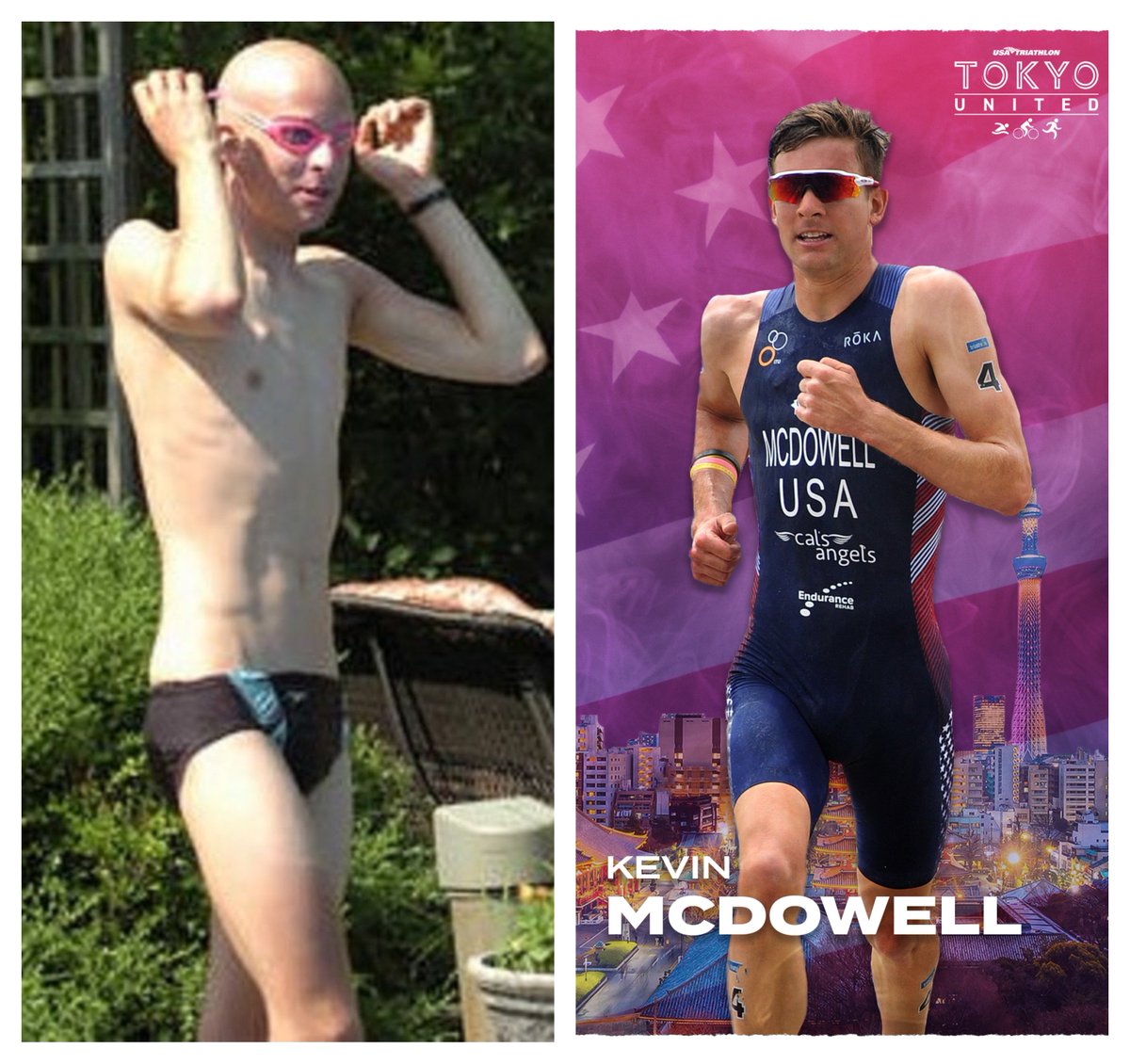 Ten years ago, <a href="/KMcDowell1/">Kevin McDowell</a> was diagnosed with Hodgkin's lymphoma. Today, he had the highest finish of any American man in Olympic triathlon history. 

The Geneva native has made his country proud. (Photos via <a href="/usatriathlon/">USA Triathlon</a>)
