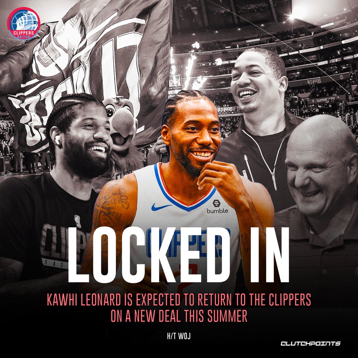 ClipperNationCP's tweet photo. The Klaw will stay in LA! 😤 https://t.co/zEr4njeU1s