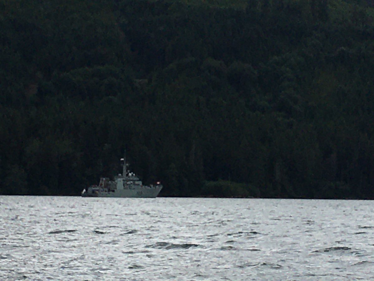 HMCS_NCSMSask's tweet photo. Maritime Security Patrol #MARSECPAT at #CoalHarbour #PortAlice #WinterHarbour https://t.co/9JRpEvcpnF