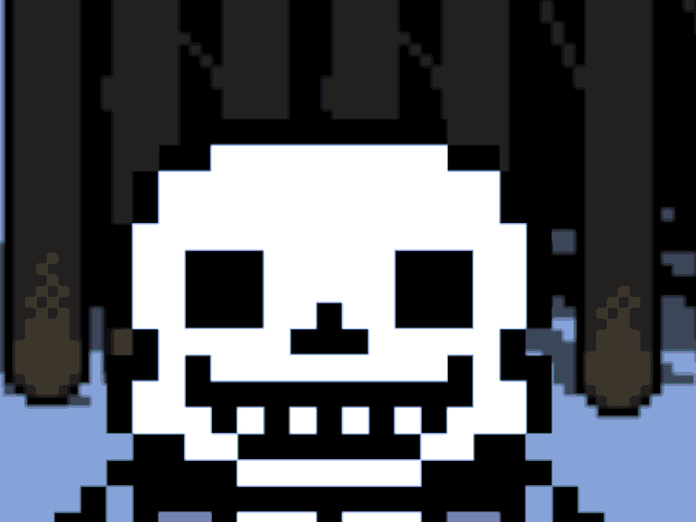 SansBased's tweet image. lol..... waiting for the human.... papyrus is up ahead....-s