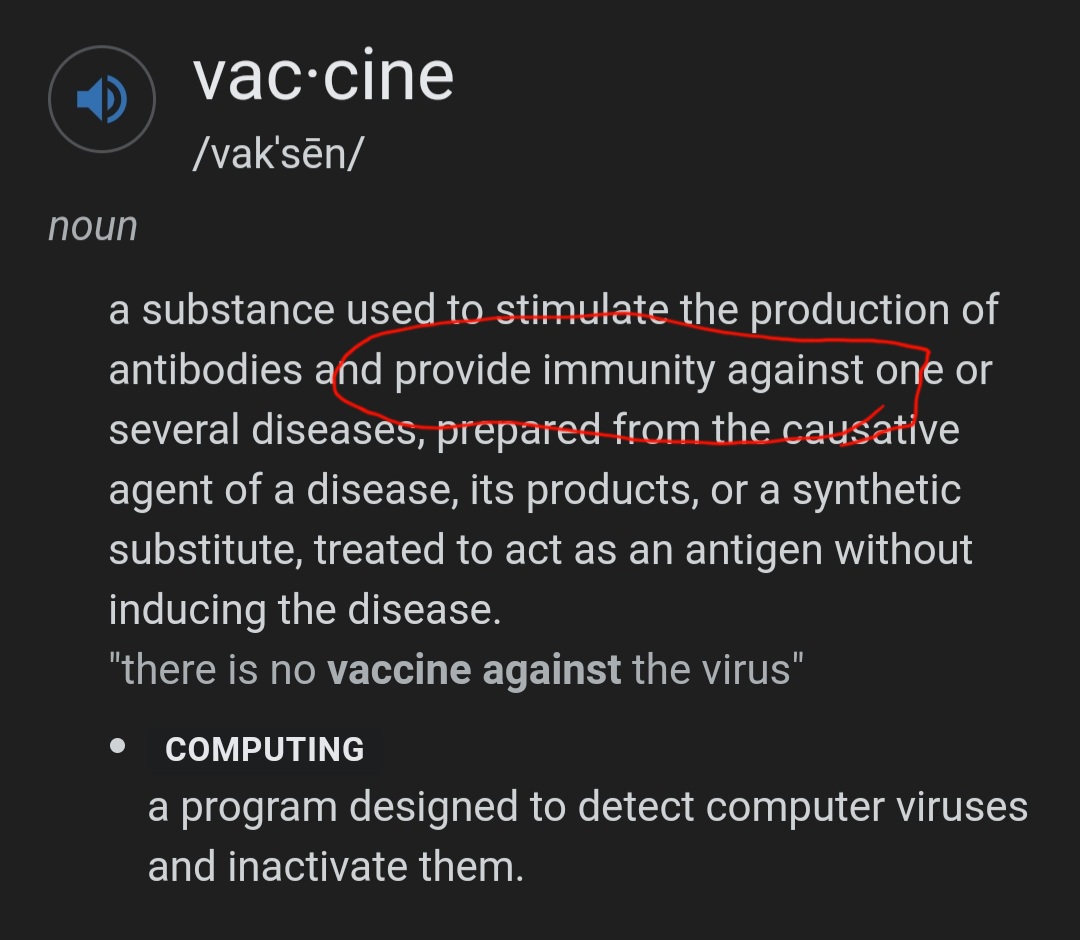Uglyside38's tweet photo. @themouthmatusow There is no "vaccine" for "Covid19"...🤷‍♂️😬 https://t.co/BZbgsl1vbC