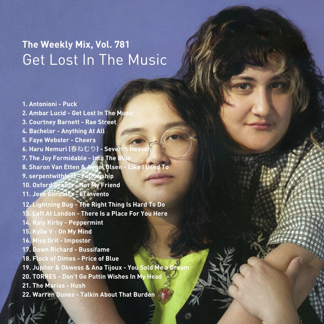 kexp's tweet photo. In the latest episode of The Weekly Mix, @djcherylwaters invites us to get lost in a sprawling 22-track playlist that draws you into deep musical bliss with @bachelor_band, @ambarlucid, @themarias, @KatyKirby_, and more. Listen / subscribe: https://t.co/V0rMB6kcdl https://t.co/aJKaAYWlMr
