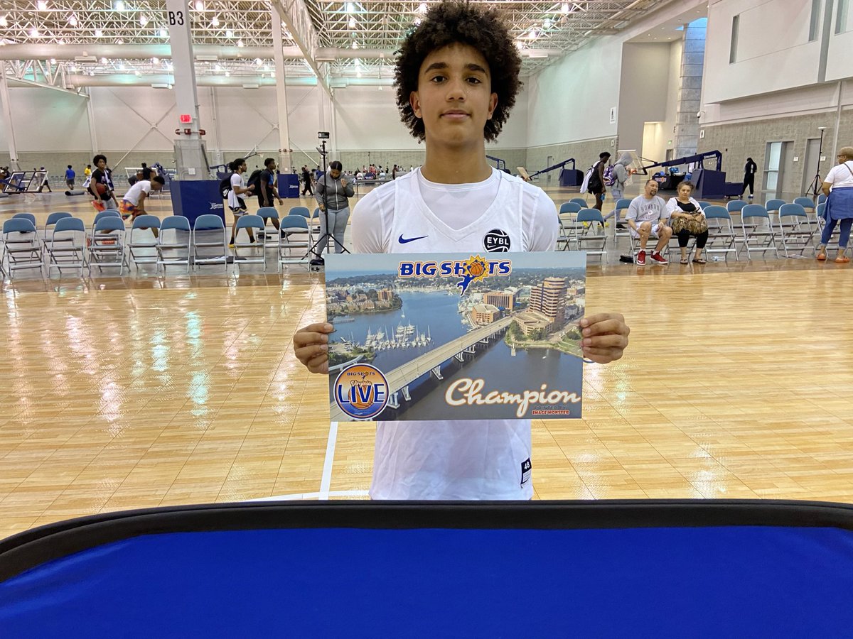 #BIGSHOTS #VALive 
🏆 15U Orange Division 🏆

Boo Williams: 55
#4 Tyler Tanner- 16

PSB DMV 15U Elite: 47